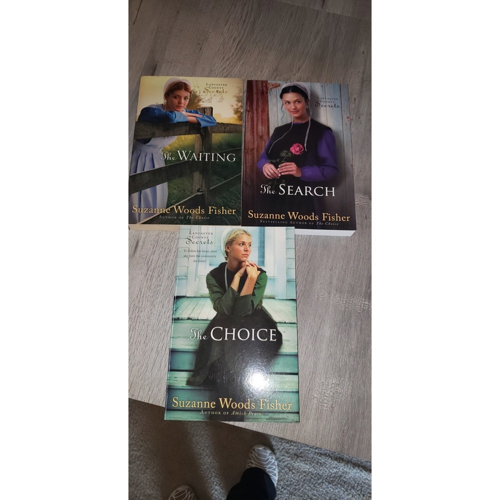 Suzanne Woods Fisher Lancaster County Secrets 3 Book Set Choice Waiting Search